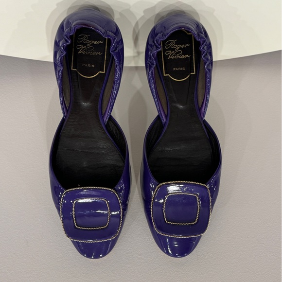 Stunning signature sandal flats Roger Vivier - Picture 1 of 9